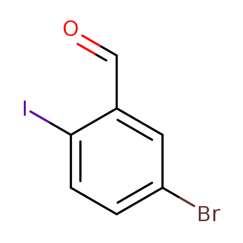 O=Cc1cc(Br)ccc1I