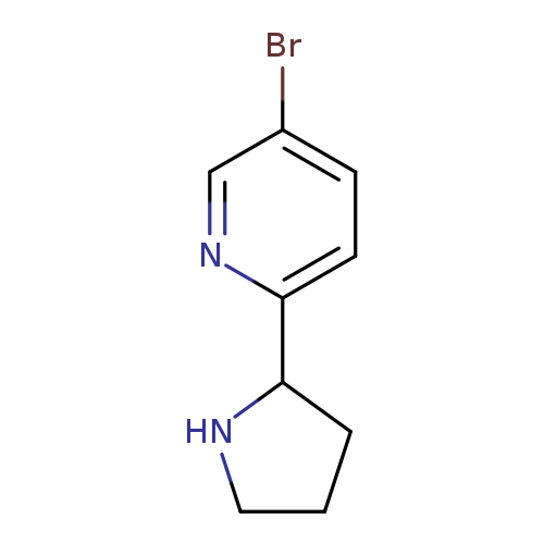 Brc1ccc(nc1)C1CCCN1