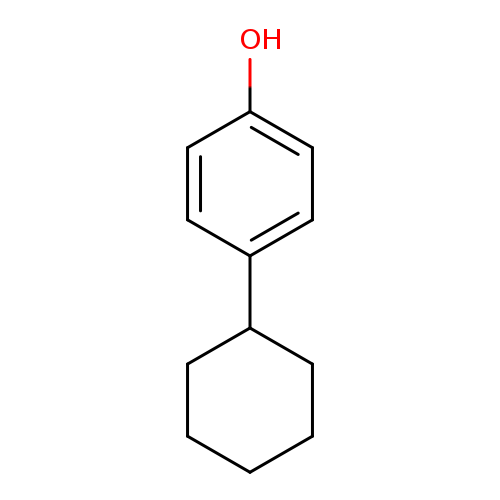 Oc1ccc(cc1)C1CCCCC1