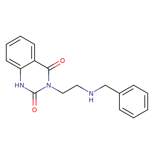 O=c1[nH]c2ccccc2c(=O)n1CCNCc1ccccc1