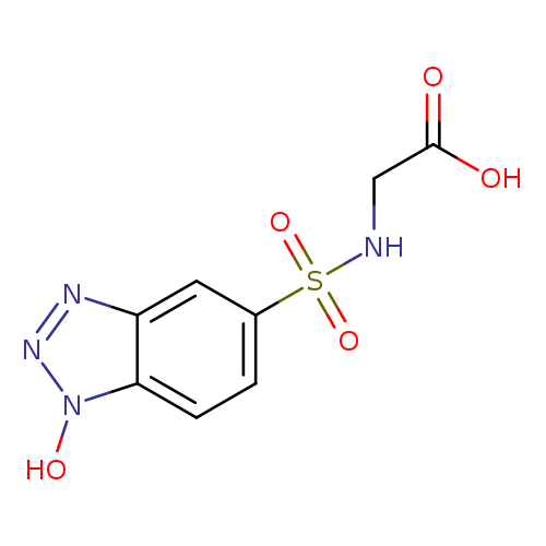 OC(=O)CNS(=O)(=O)c1ccc2c(c1)nnn2O