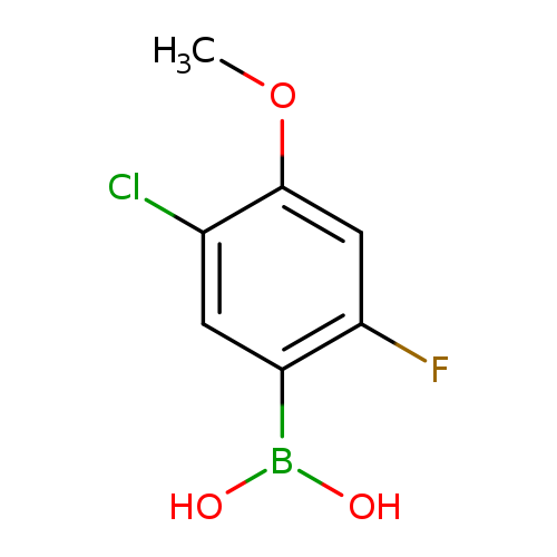 COc1cc(F)c(cc1Cl)B(O)O