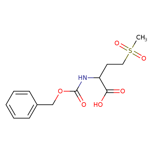 O=C(NC(C(=O)O)CCS(=O)(=O)C)OCc1ccccc1