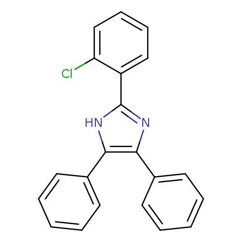 Clc1ccccc1c1nc(c([nH]1)c1ccccc1)c1ccccc1