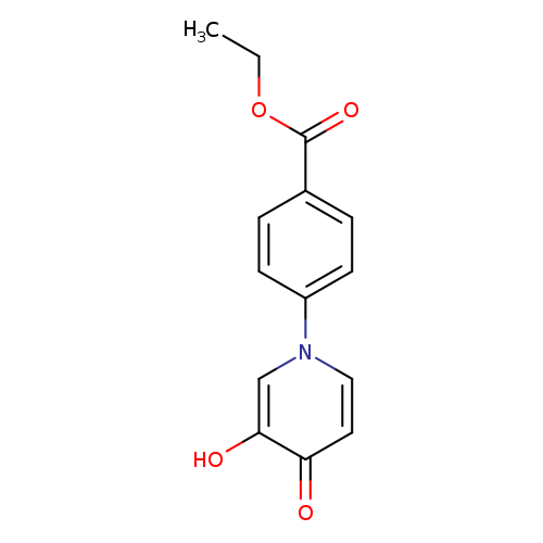 CCOC(=O)c1ccc(cc1)n1ccc(=O)c(c1)O