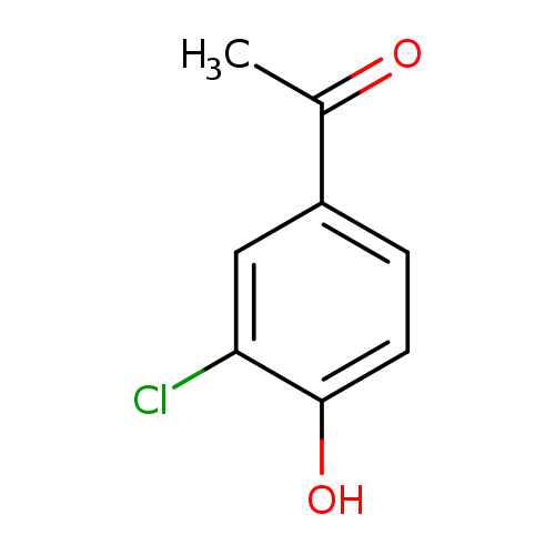 CC(=O)c1ccc(c(c1)Cl)O