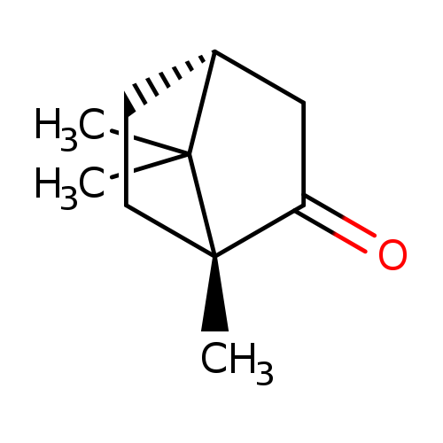 O=C1C[C@@H]2C([C@@]1(C)CC2)(C)C