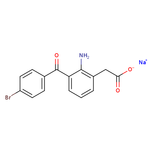 [O-]C(=O)Cc1cccc(c1N)C(=O)c1ccc(cc1)Br.[Na+]