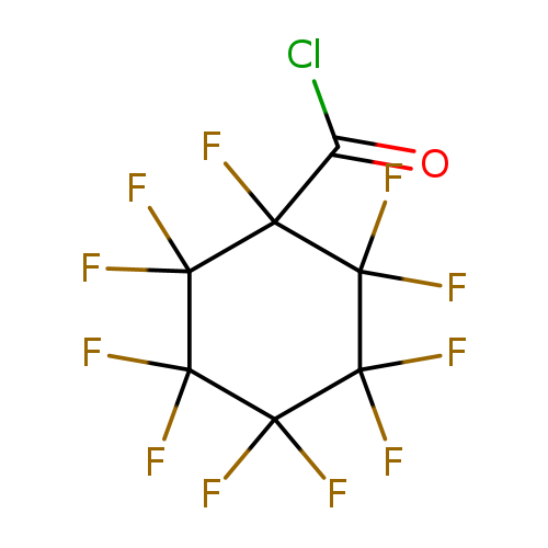 ClC(=O)C1(F)C(F)(F)C(F)(F)C(C(C1(F)F)(F)F)(F)F