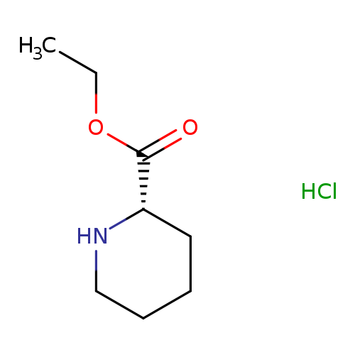 CCOC(=O)[C@@H]1CCCCN1.Cl
