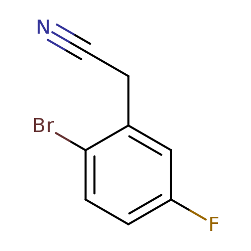 Fc1cc(CC#N)c(cc1)Br