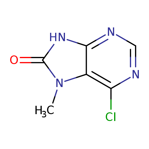 Clc1ncnc2c1n(C)c(=O)[nH]2