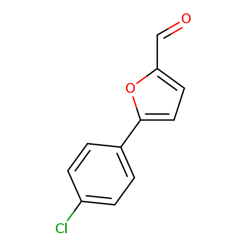 O=Cc1ccc(o1)c1ccc(cc1)Cl