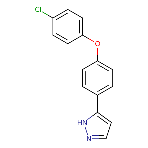 Clc1ccc(cc1)Oc1ccc(cc1)c1ccn[nH]1