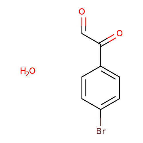 O=CC(=O)c1ccc(cc1)Br.O