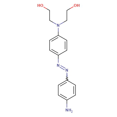 OCCN(c1ccc(cc1)N=Nc1ccc(cc1)N)CCO