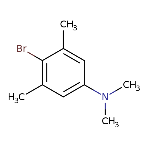 CN(c1cc(C)c(c(c1)C)Br)C