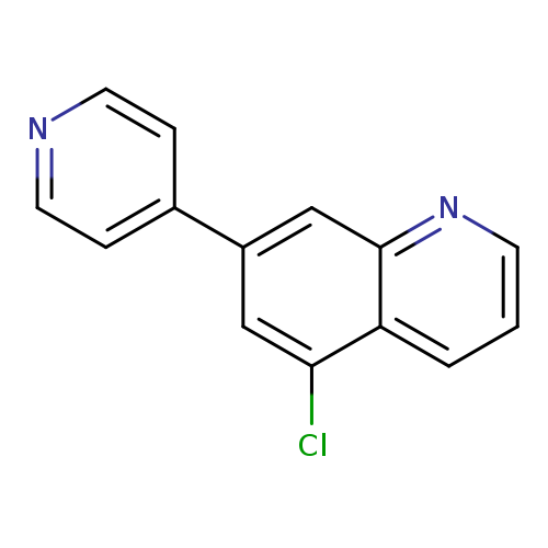 Clc1cc(cc2c1cccn2)c1ccncc1