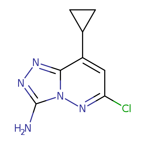 Clc1cc(C2CC2)c2n(n1)c(N)nn2