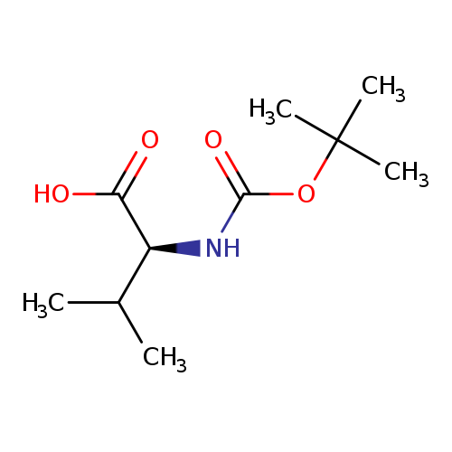 O=C(OC(C)(C)C)N[C@H](C(=O)O)C(C)C