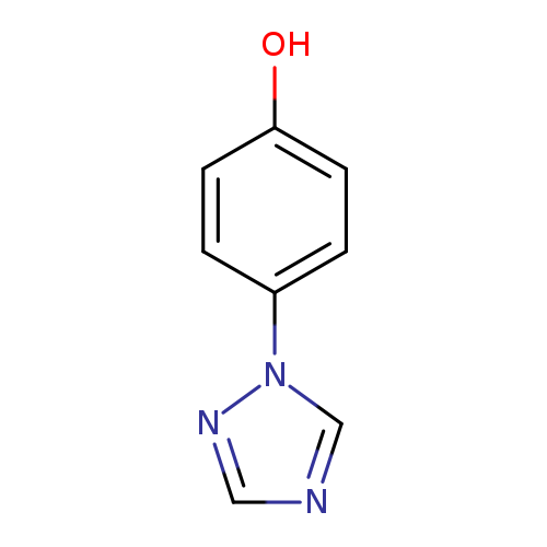 Oc1ccc(cc1)n1ncnc1