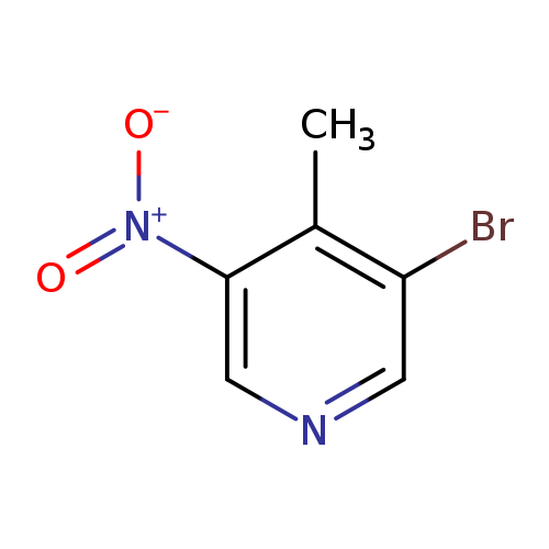 [O-][N+](=O)c1cncc(c1C)Br