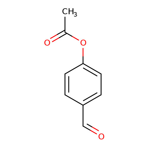 O=Cc1ccc(cc1)OC(=O)C