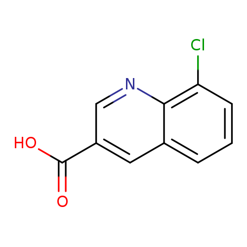 OC(=O)c1cnc2c(c1)cccc2Cl