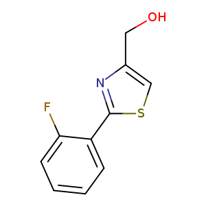 OCc1csc(n1)c1ccccc1F