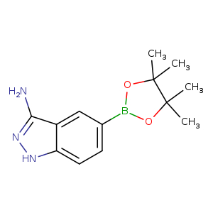 Nc1n[nH]c2c1cc(cc2)B1OC(C(O1)(C)C)(C)C