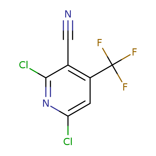 N#Cc1c(Cl)nc(cc1C(F)(F)F)Cl