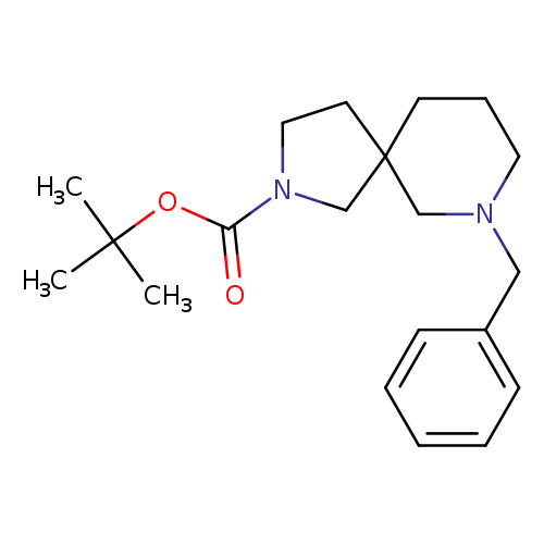 O=C(N1CCC2(C1)CCCN(C2)Cc1ccccc1)OC(C)(C)C