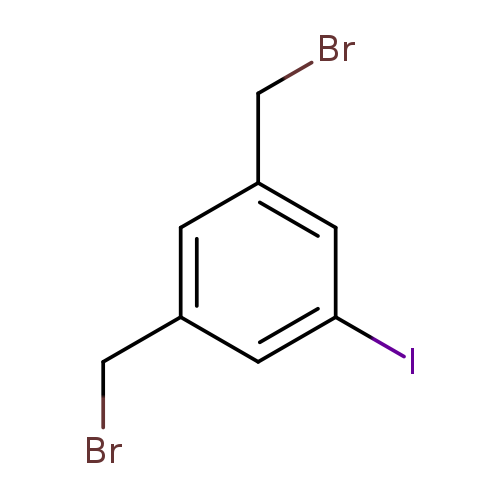 BrCc1cc(CBr)cc(c1)I