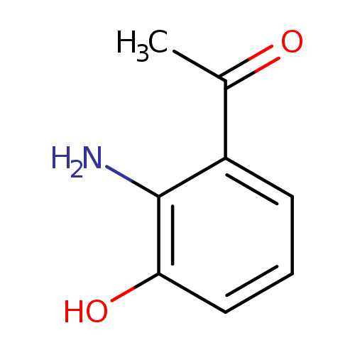 CC(=O)c1cccc(c1N)O