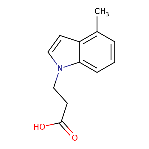 OC(=O)CCn1ccc2c1cccc2C