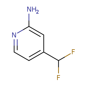 Nc1nccc(c1)C(F)F