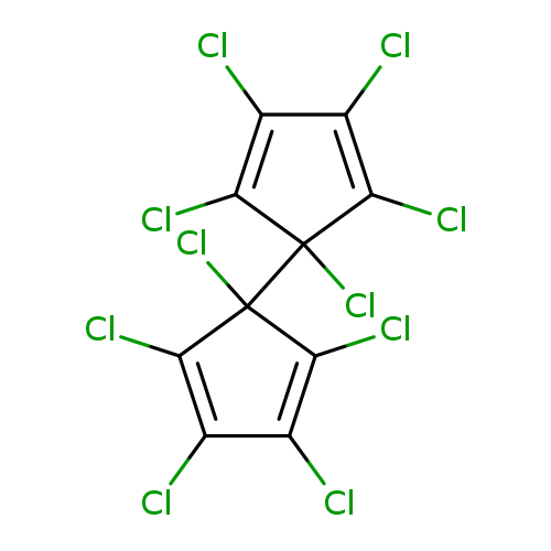 ClC1=C(Cl)C(=C(C1(Cl)C1(Cl)C(=C(C(=C1Cl)Cl)Cl)Cl)Cl)Cl