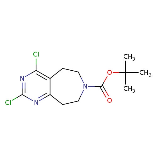 O=C(N1CCc2c(CC1)c(Cl)nc(n2)Cl)OC(C)(C)C