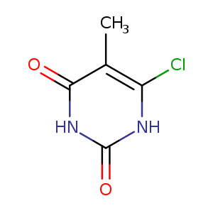 Clc1[nH]c(=O)[nH]c(=O)c1C