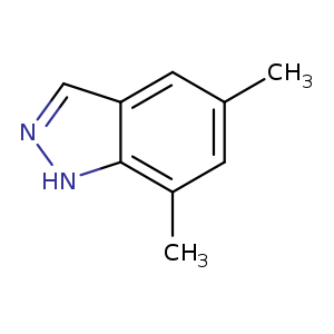 Cc1cc(C)c2c(c1)cn[nH]2