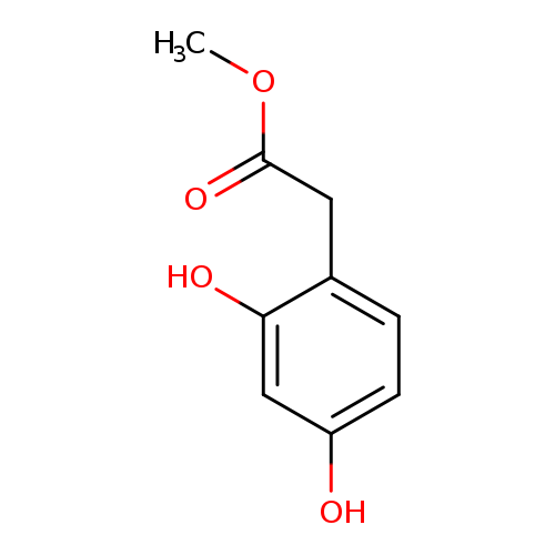 COC(=O)Cc1ccc(cc1O)O