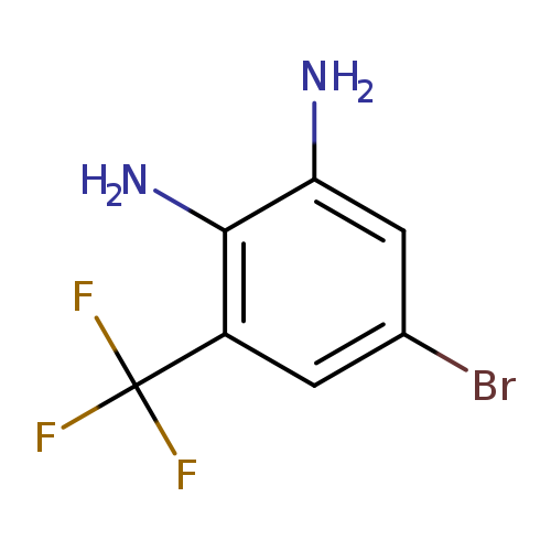 Brc1cc(N)c(c(c1)C(F)(F)F)N