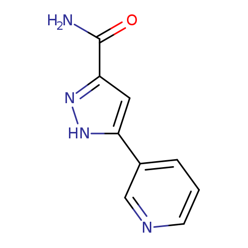 NC(=O)c1n[nH]c(c1)c1cccnc1