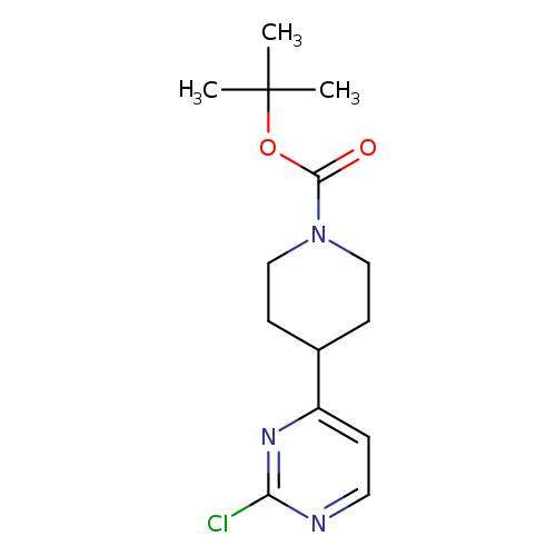 O=C(N1CCC(CC1)c1ccnc(n1)Cl)OC(C)(C)C