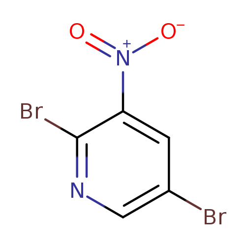 Brc1cnc(c(c1)[N+](=O)[O-])Br