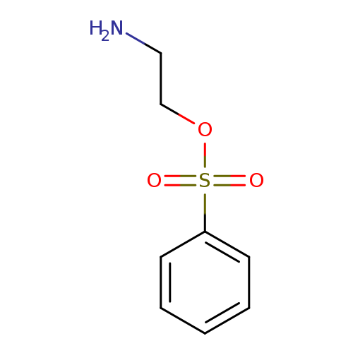 NCCOS(=O)(=O)c1ccccc1
