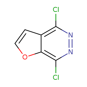 Clc1nnc(c2c1occ2)Cl