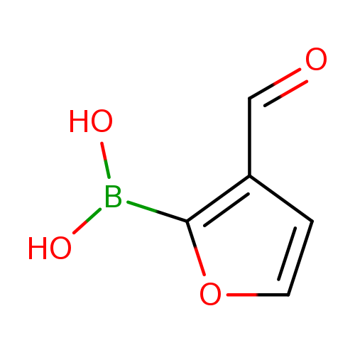 O=Cc1ccoc1B(O)O