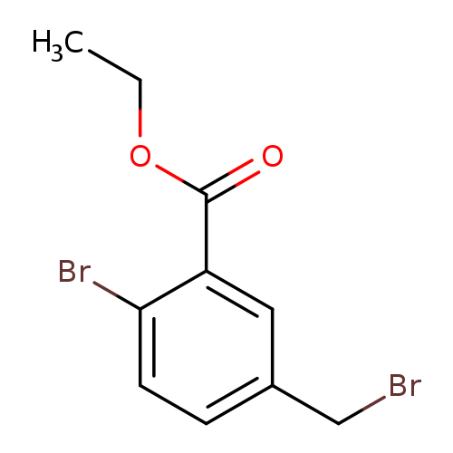 CCOC(=O)c1cc(CBr)ccc1Br