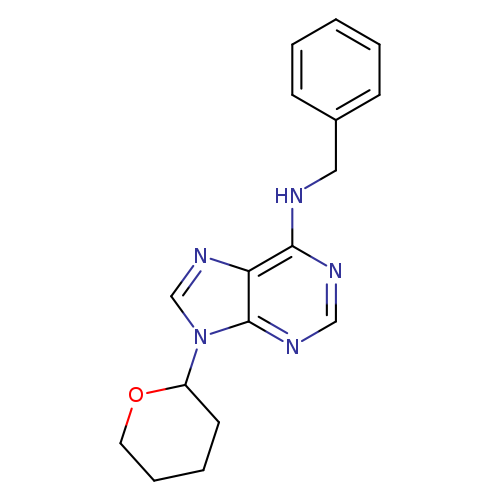 C1CCC(OC1)n1cnc2c1ncnc2NCc1ccccc1